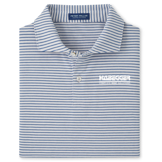 Peter Millar Men's Albatross Stripe Cotton-Blend Pique Polo