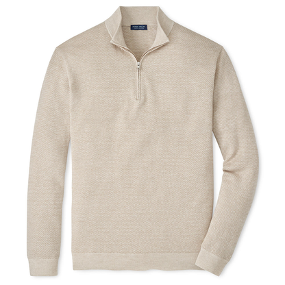Peter Millar Men's Barlow Quarter-Zip Sweater