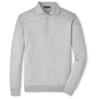 Peter Millar Men's Mariner Sea Island Cotton Sweater Polo