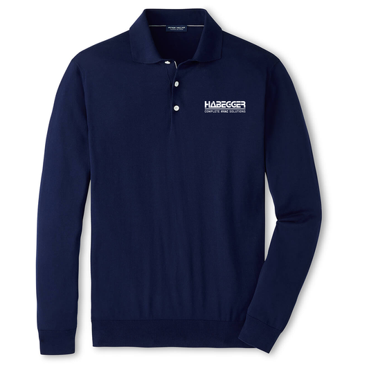 Peter Millar Men's Mariner Sea Island Cotton Sweater Polo