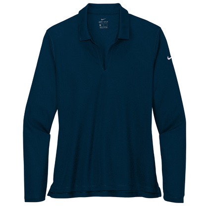 Nike Women's Dri-FIT Micro Pique 2.0 Long Sleeve Polo