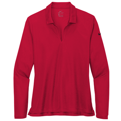 Nike Women's Dri-FIT Micro Pique 2.0 Long Sleeve Polo