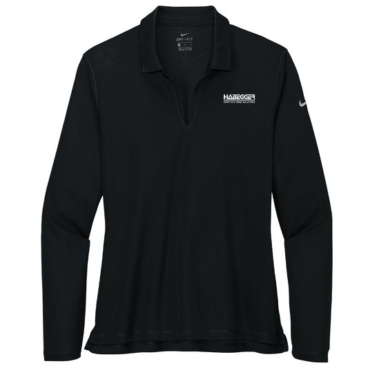 Nike Women's Dri-FIT Micro Pique 2.0 Long Sleeve Polo