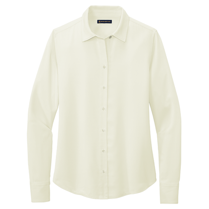 Brooks Brothers Women’s Full-Button Satin Blouse