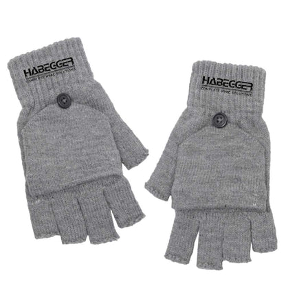 Fingerless Gloves With Flap