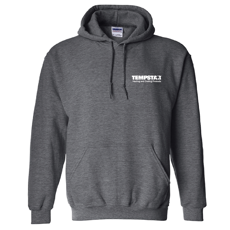 Dark Heather Grey Gildan Hooded Sweatshirt – Habegger Store